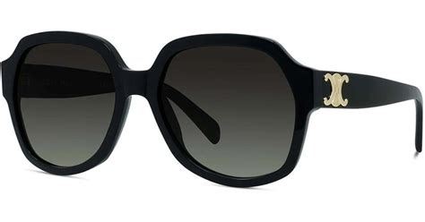 WOMEN'S LUXURY BLACK TRIOMPHE SUNGLASSES .